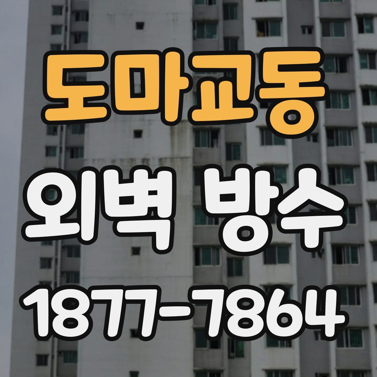 도마교동 외벽 방수
