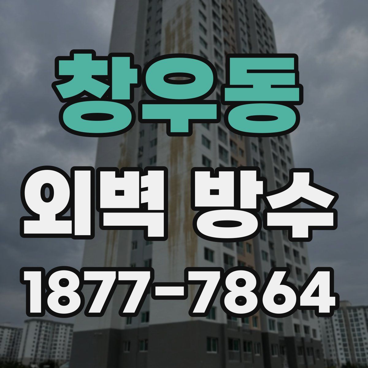 창우동 외벽 방수