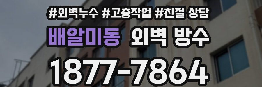 배알미동 외벽 방수