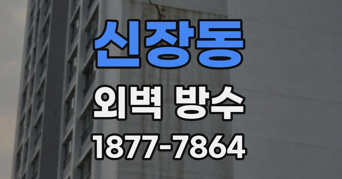 신장동 외벽 방수