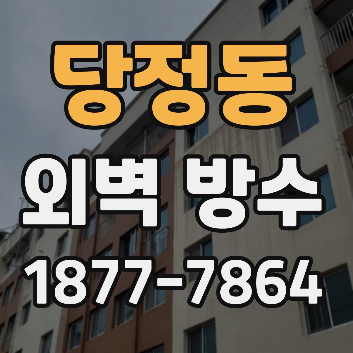 당정동 외벽 방수