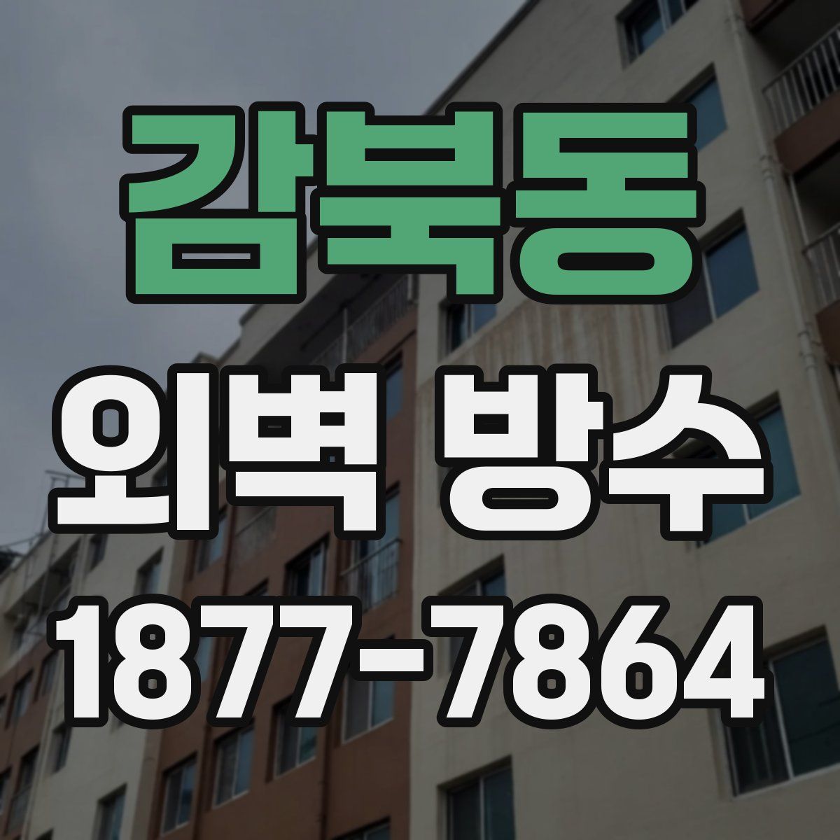 감북동 외벽 방수