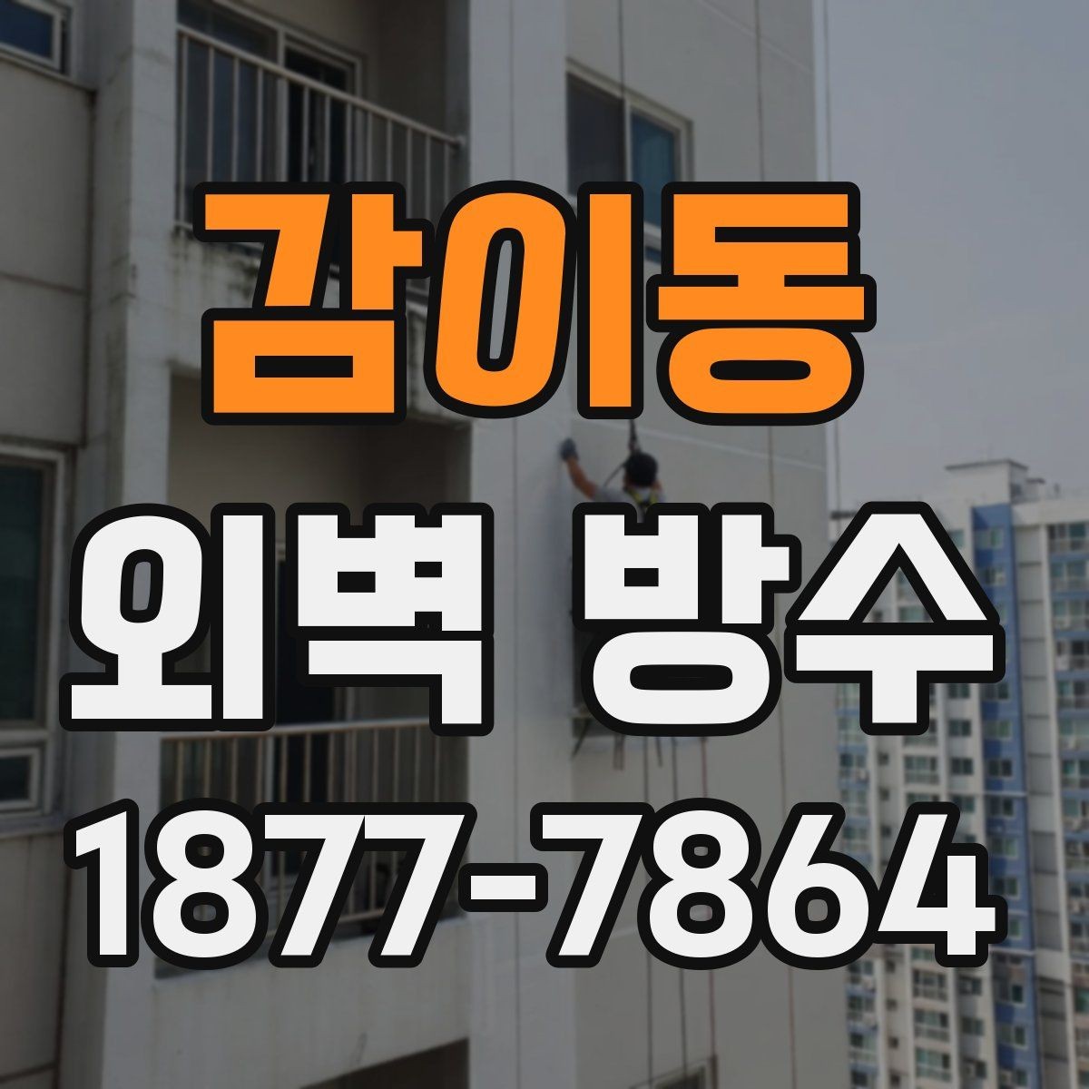 감이동 외벽 방수 시기와 계절별 진행 팁