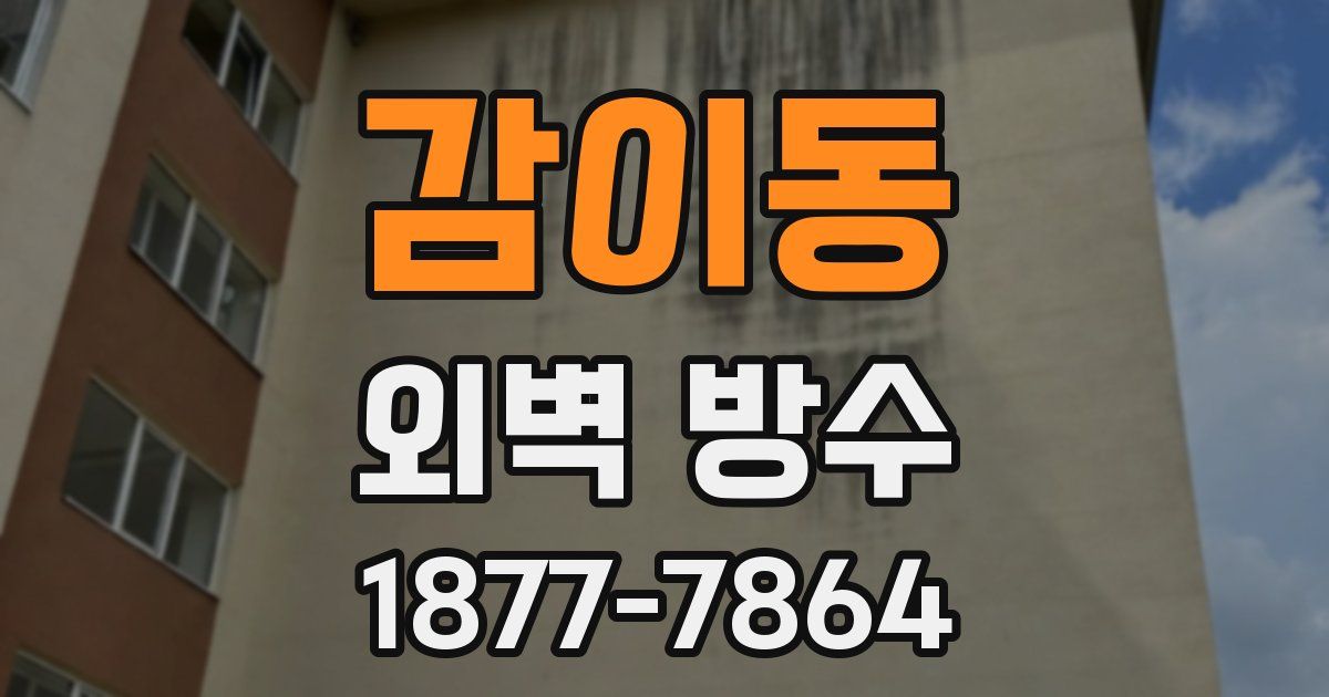 감이동 외벽 방수