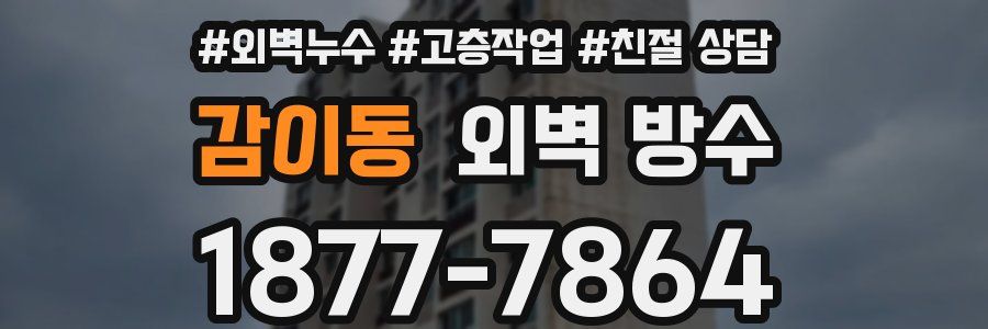 감이동 외벽 방수