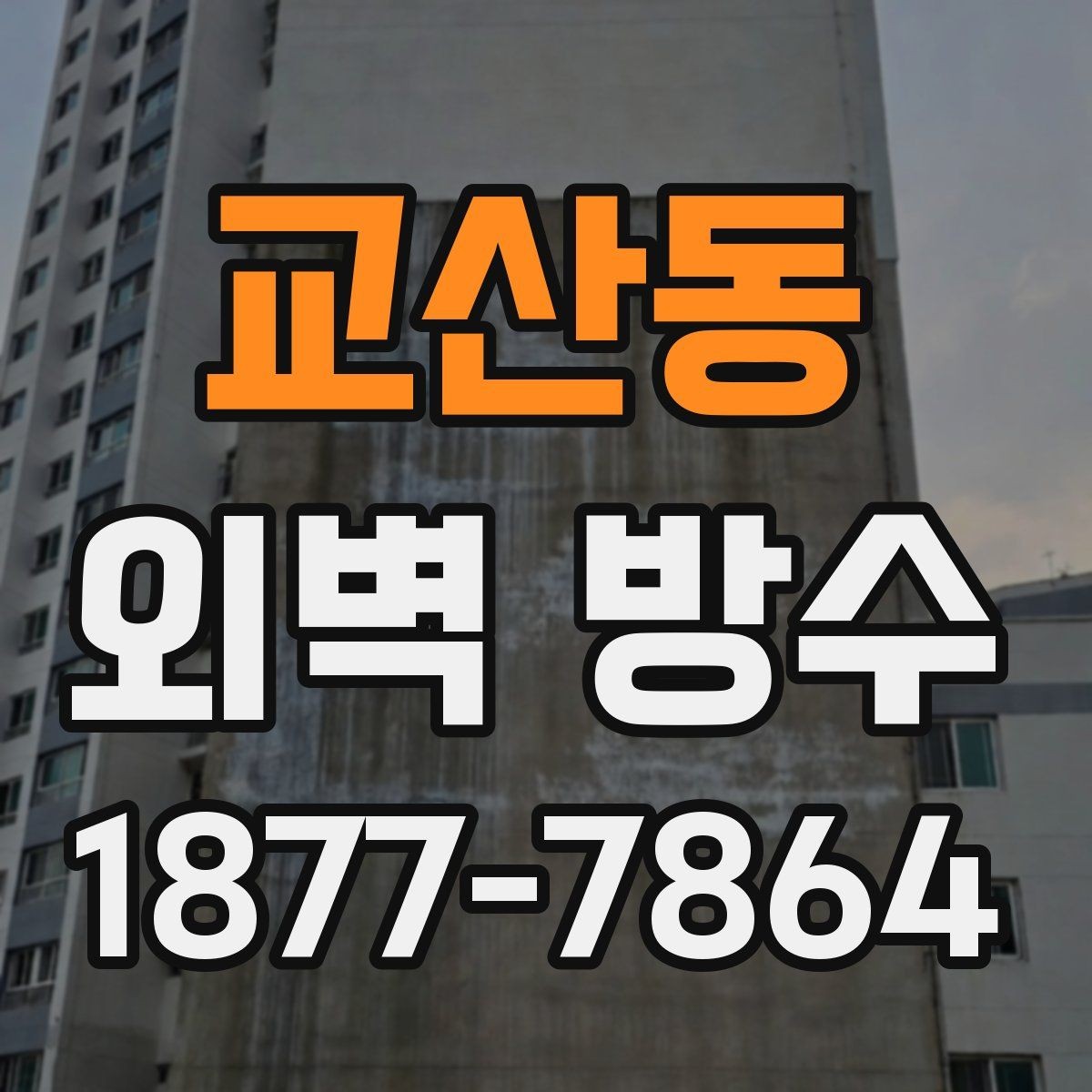 교산동 외벽 방수 점검은 어디부터 시작해야 할까