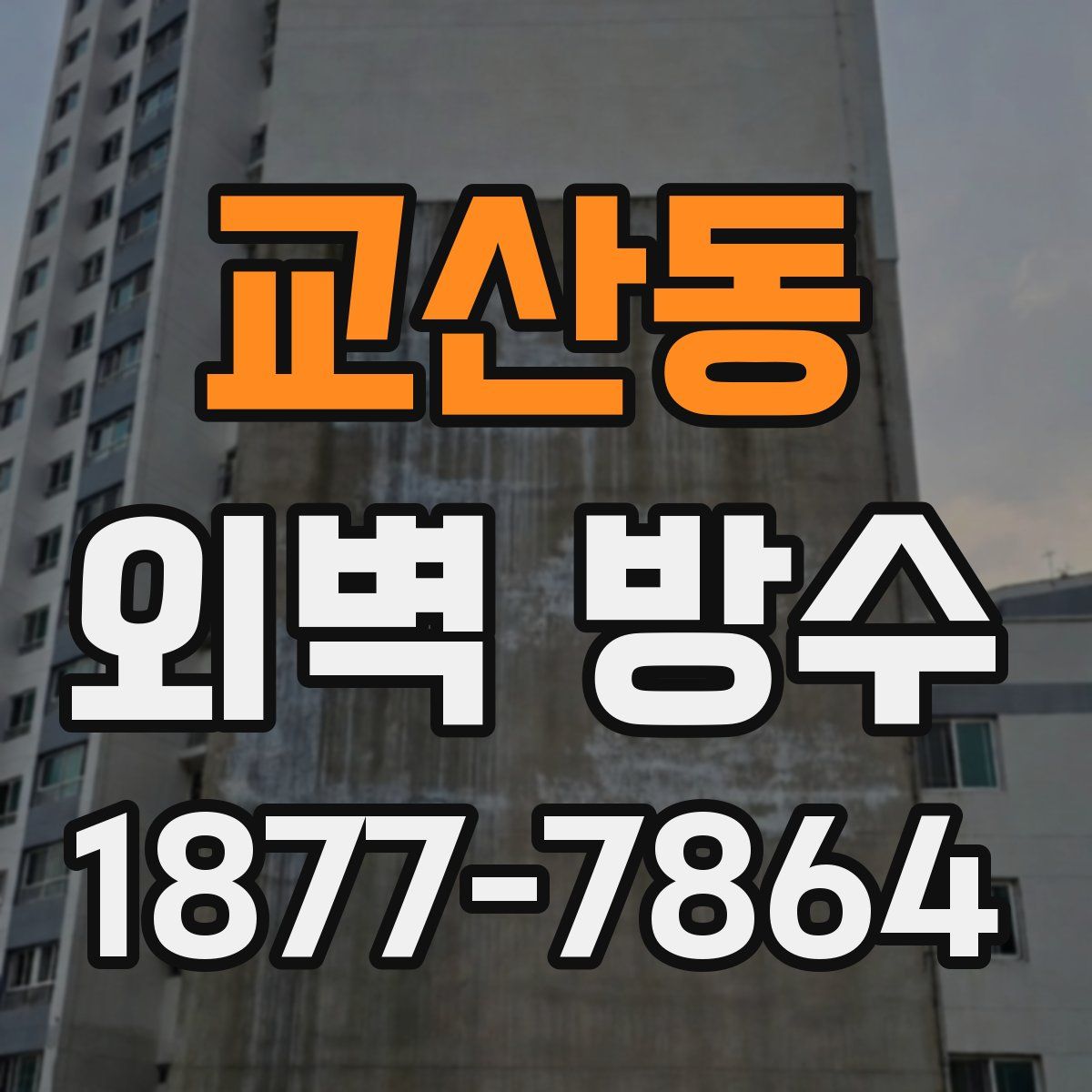 교산동 외벽 방수