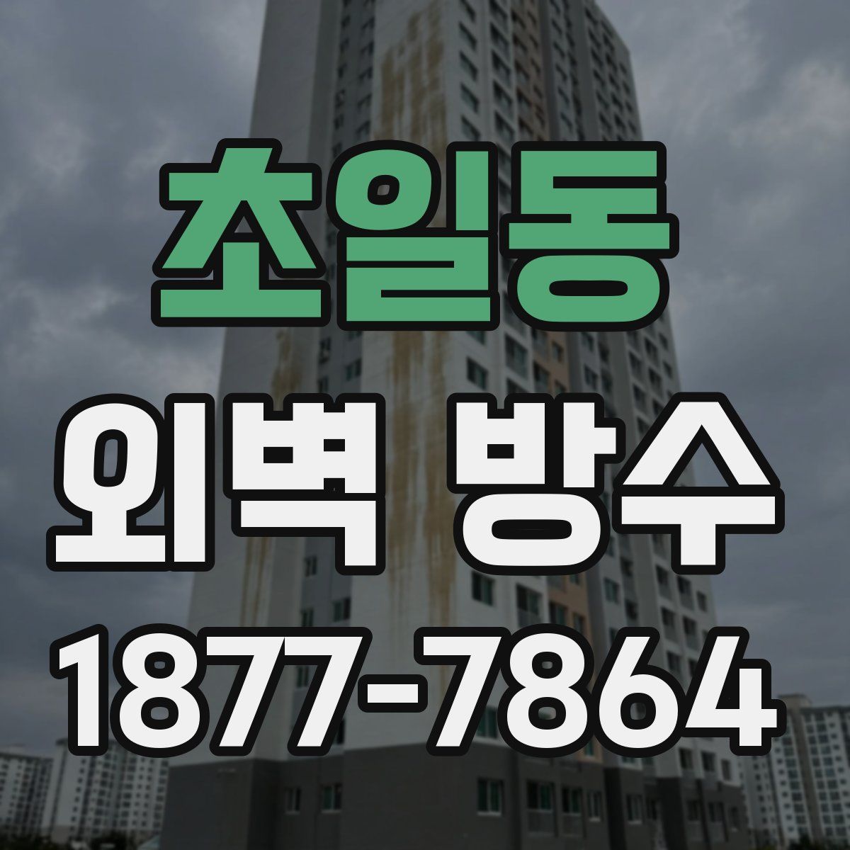초일동 외벽 방수