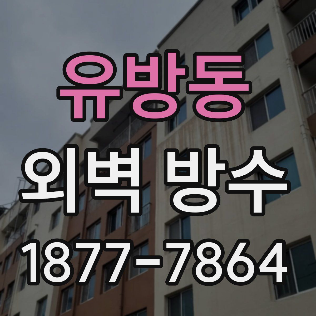유방동 외벽 방수