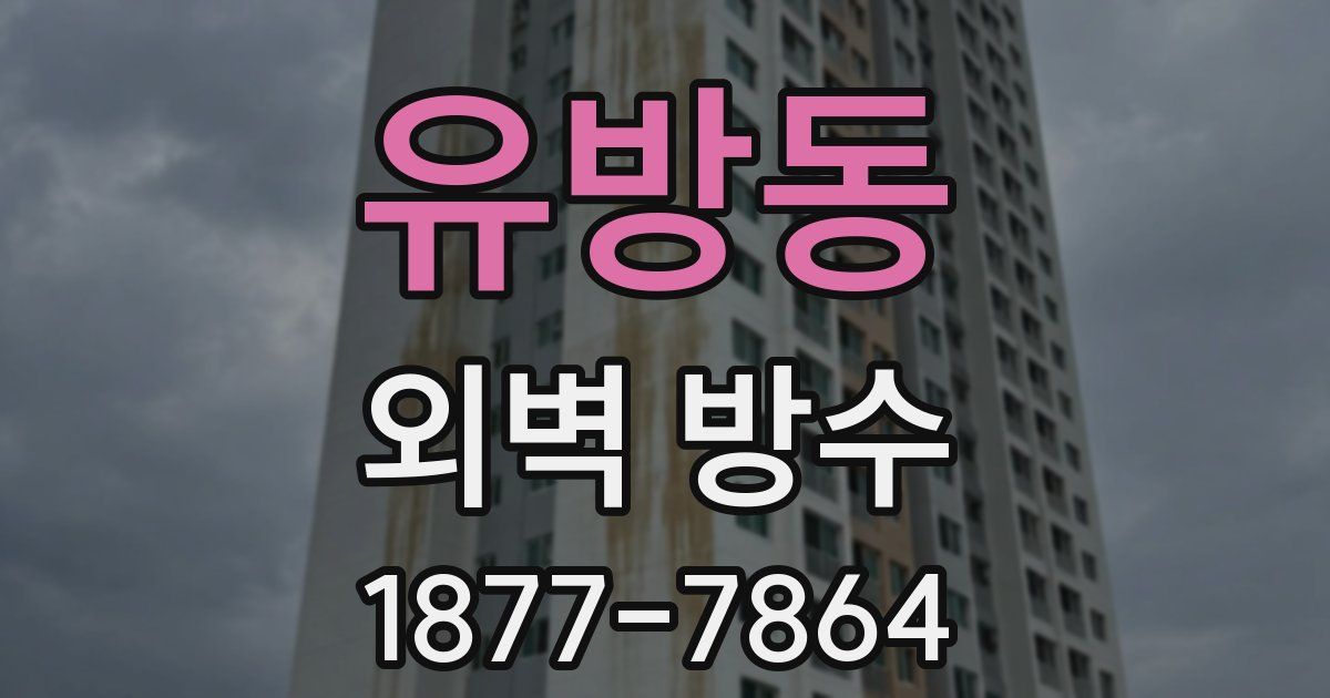 유방동 외벽 방수