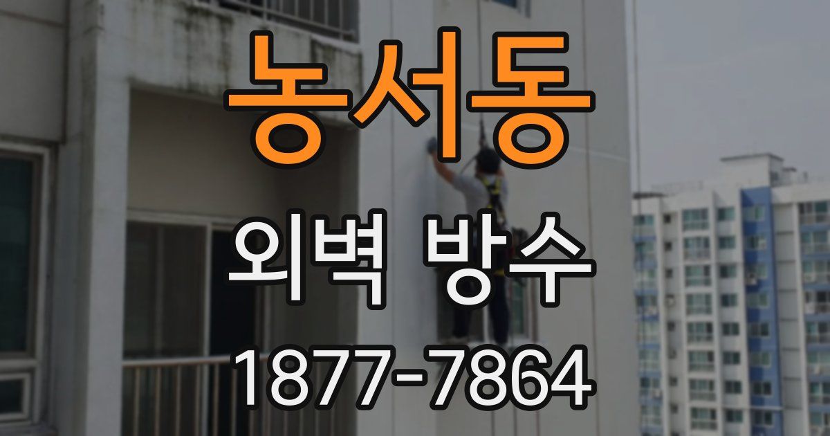 농서동 외벽 방수