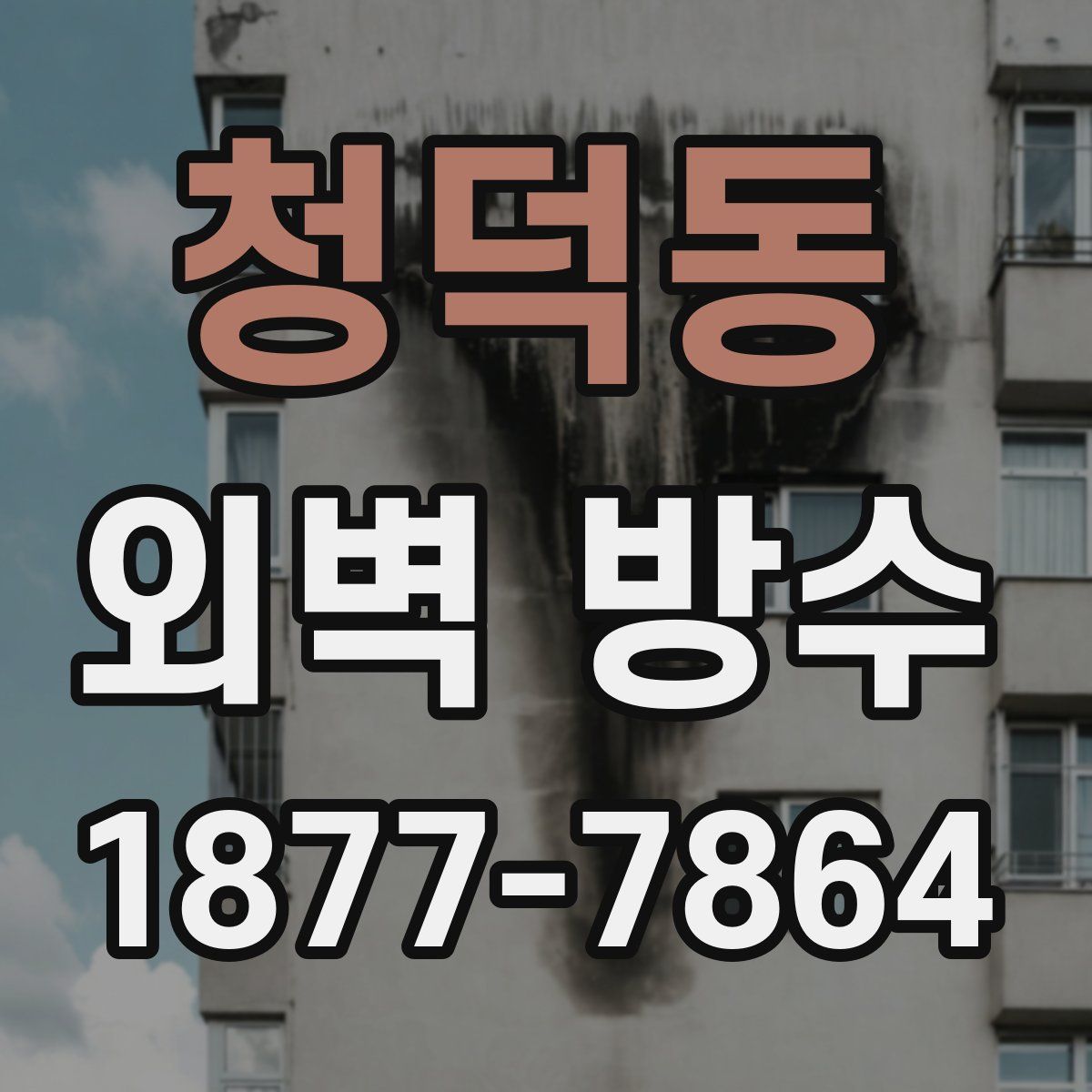 청덕동 외벽 방수