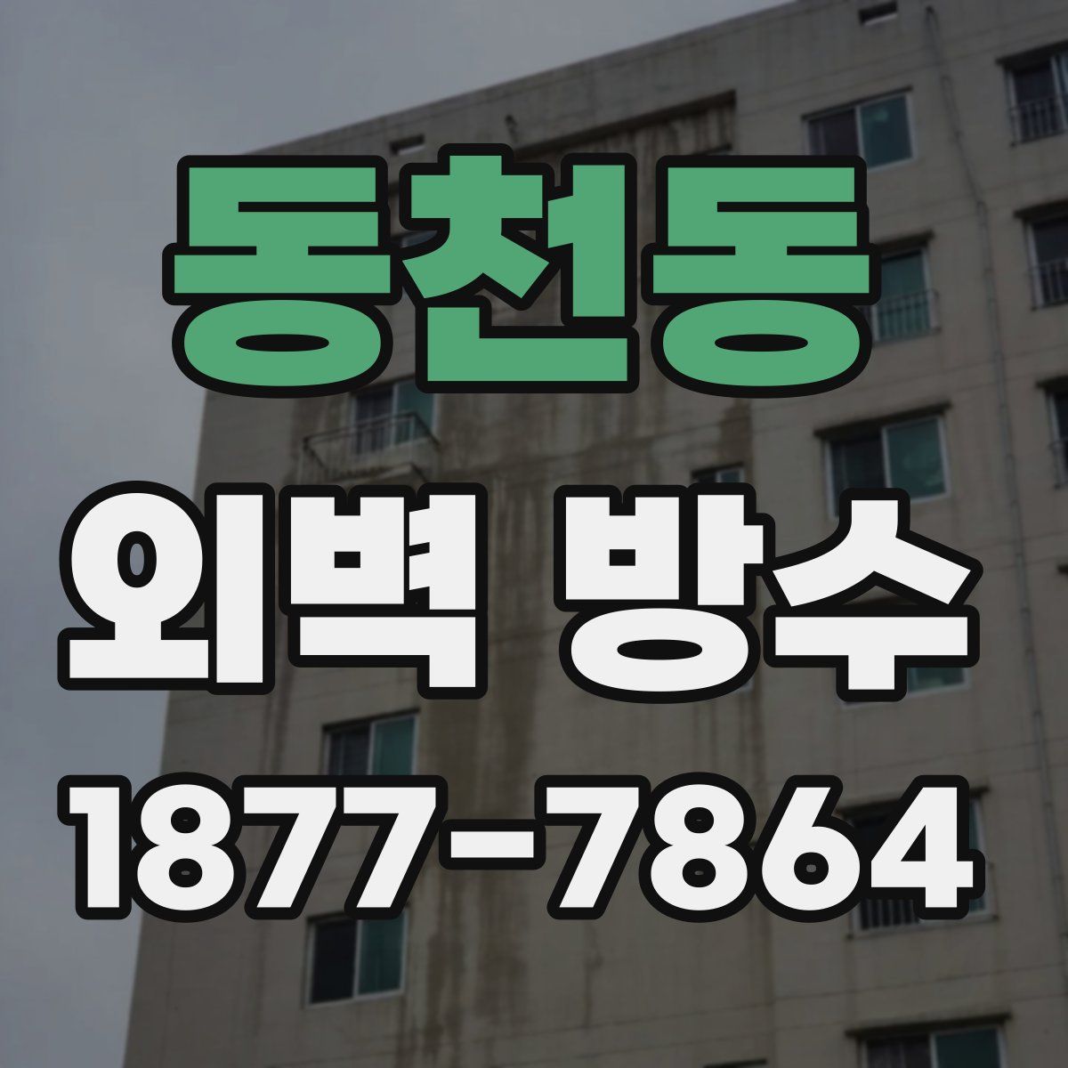 동천동 외벽 방수