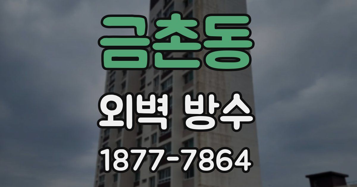 금촌동 외벽 방수