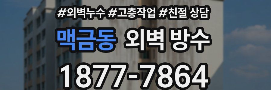 맥금동 외벽 방수