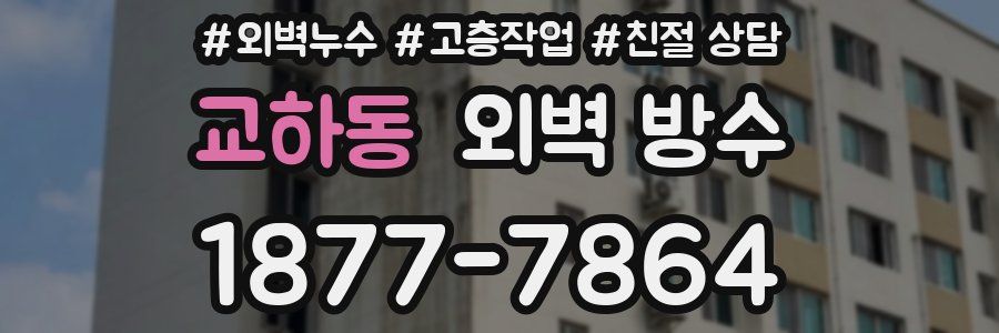 교하동 외벽 방수
