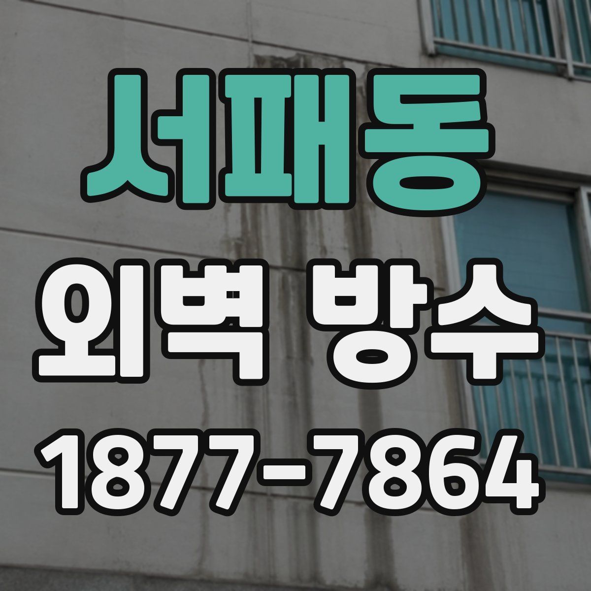 서패동 외벽 방수