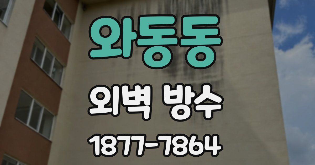 와동동 외벽 방수