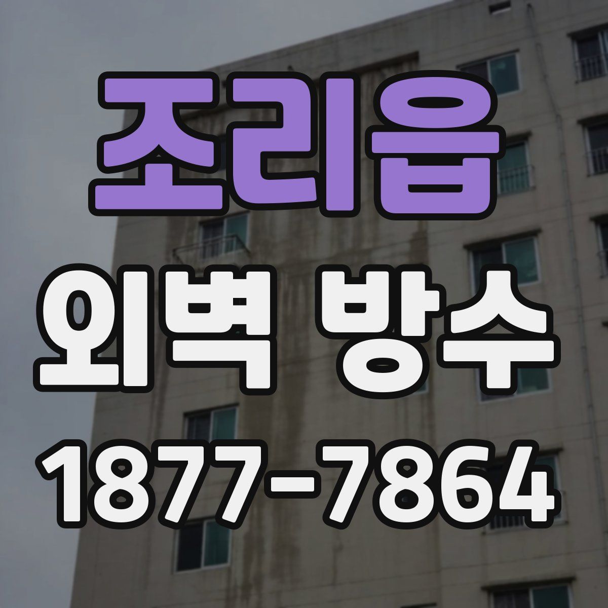 조리읍 외벽 방수