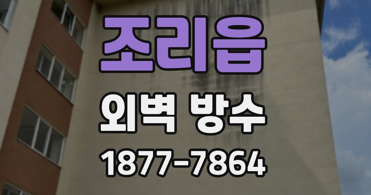 조리읍 외벽 방수