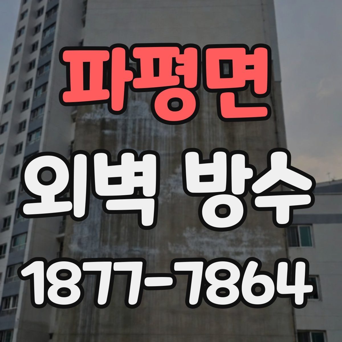 파평면 외벽 방수