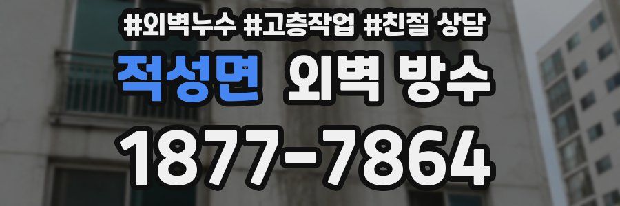 적성면 외벽 방수