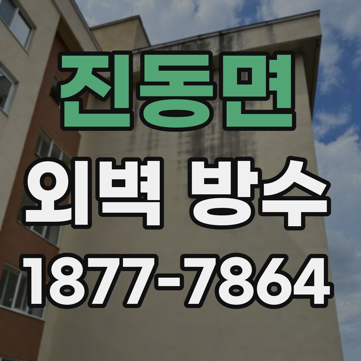 진동면 외벽 방수