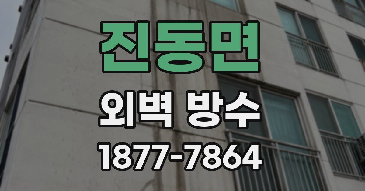 진동면 외벽 방수