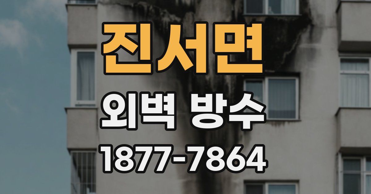 진서면 외벽 방수