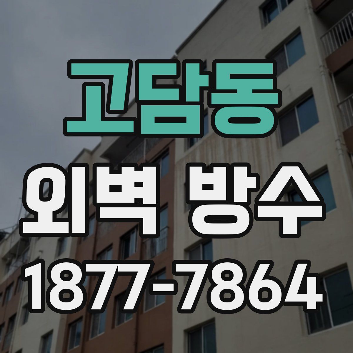 고담동 외벽 방수