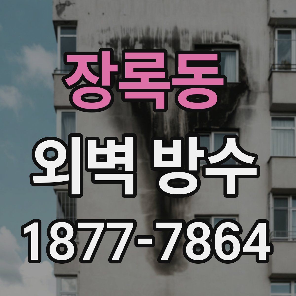 장록동 외벽 방수 작업 전 건물 상태를 보는 법