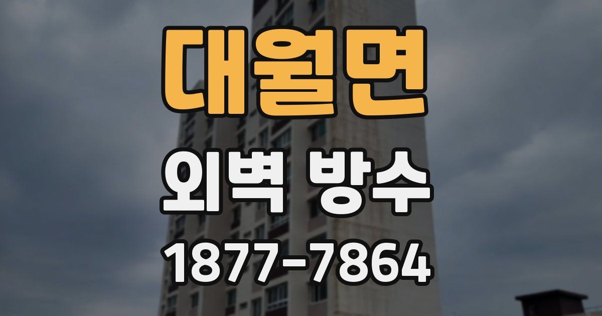 대월면 외벽 방수