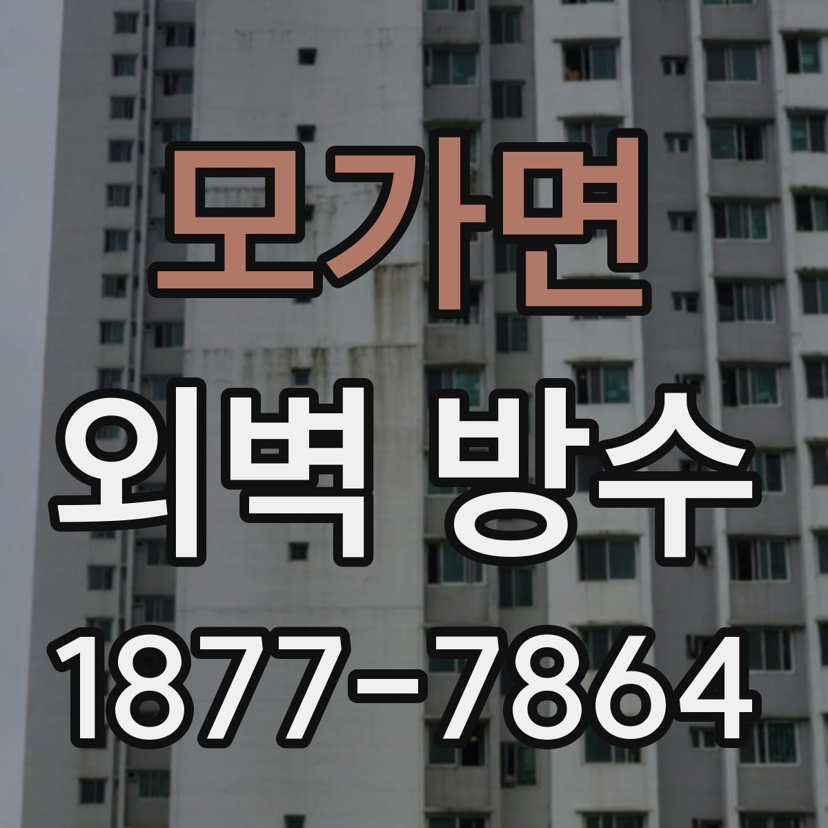 모가면 외벽 방수