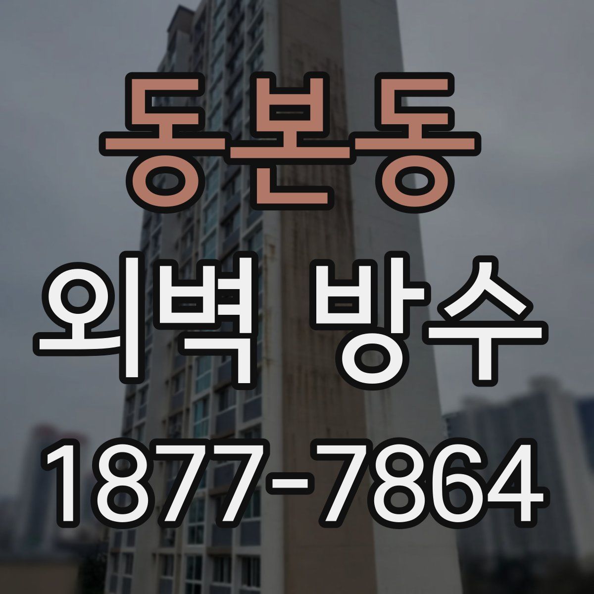 동본동 외벽 방수
