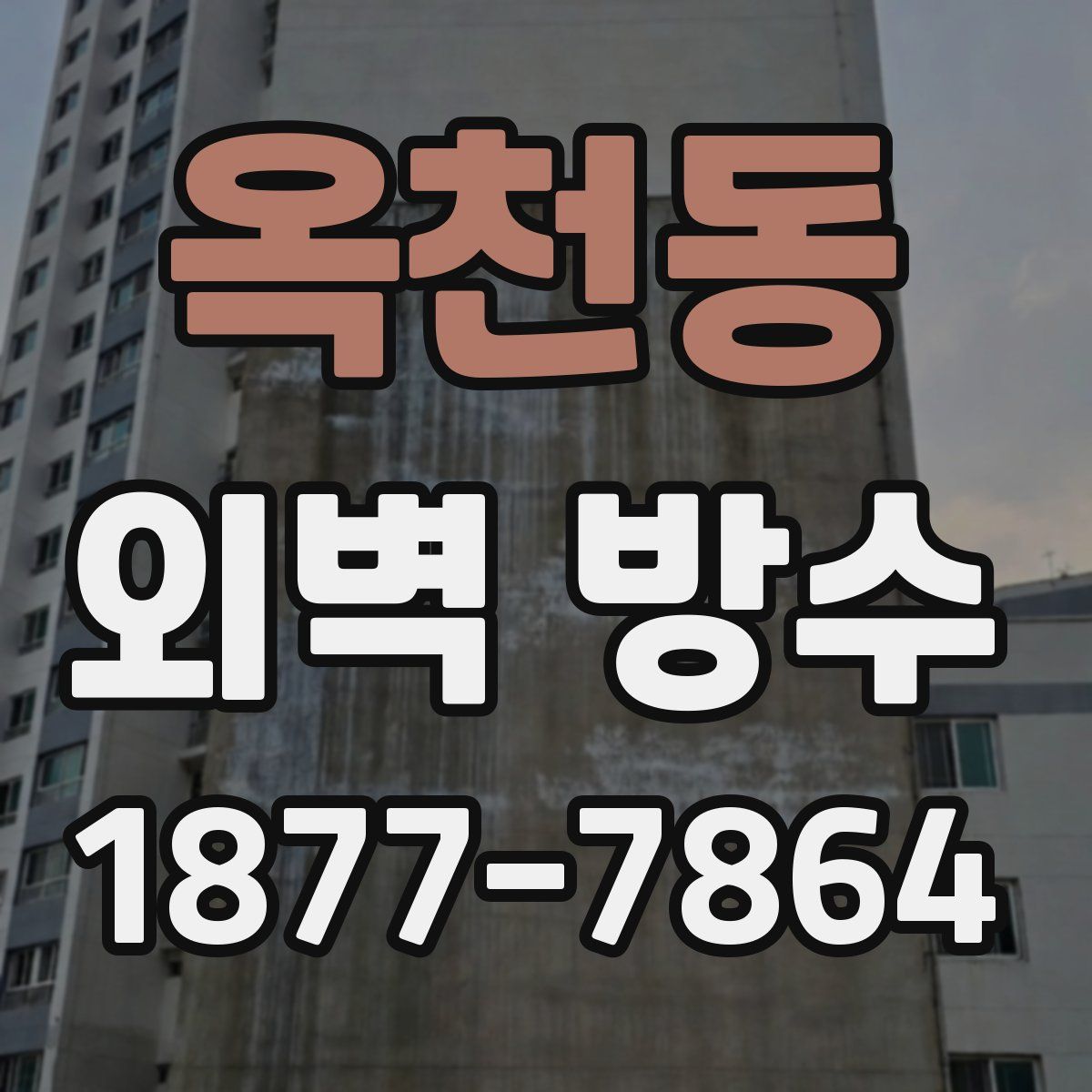 옥천동 외벽 방수