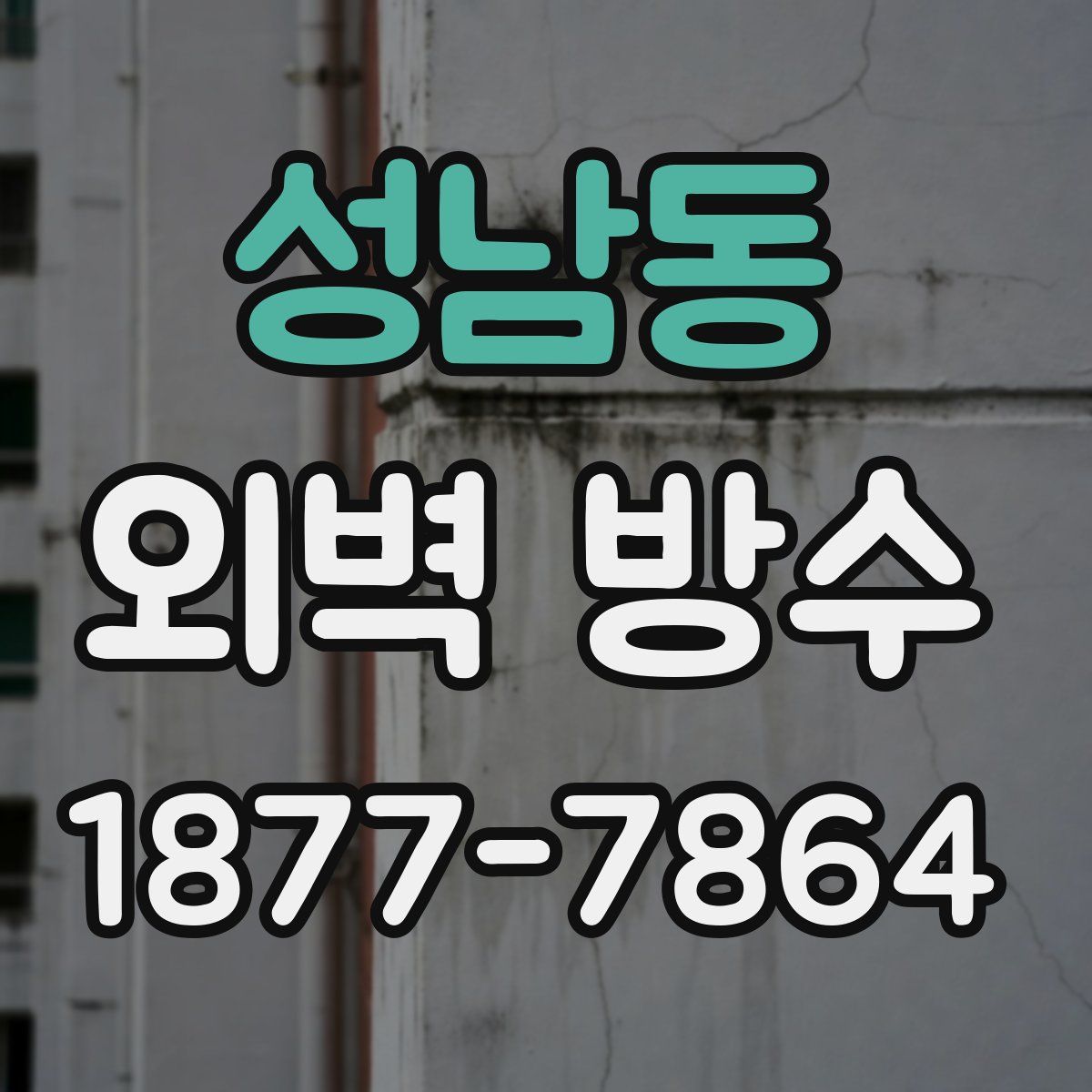 성남동 외벽 방수