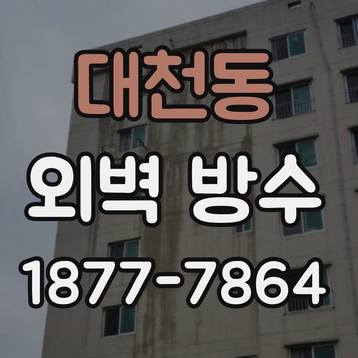 대천동 외벽 방수