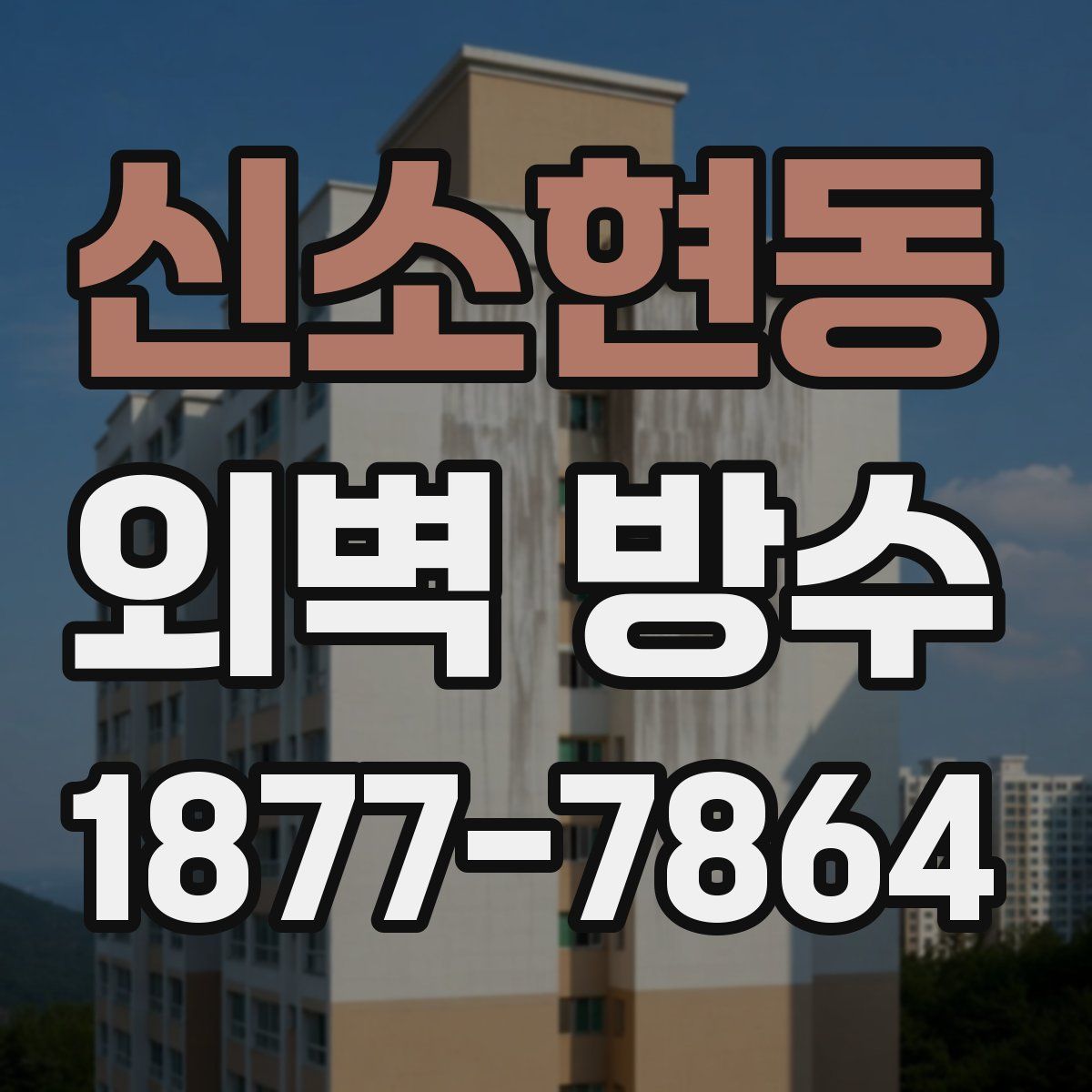 신소현동 외벽 방수