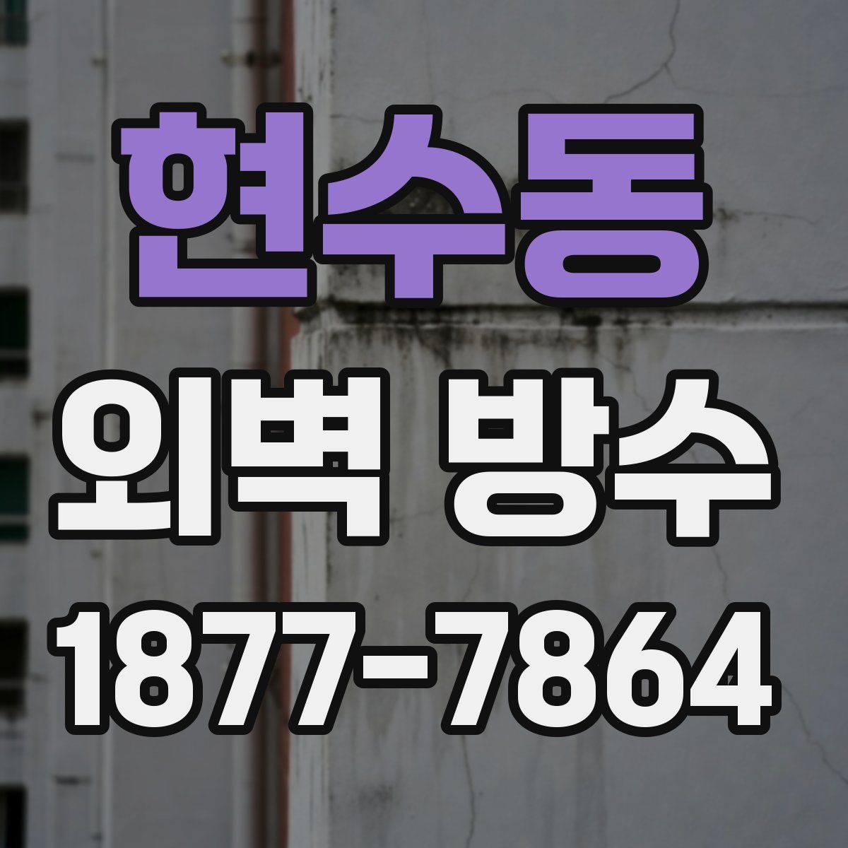 현수동 외벽 방수