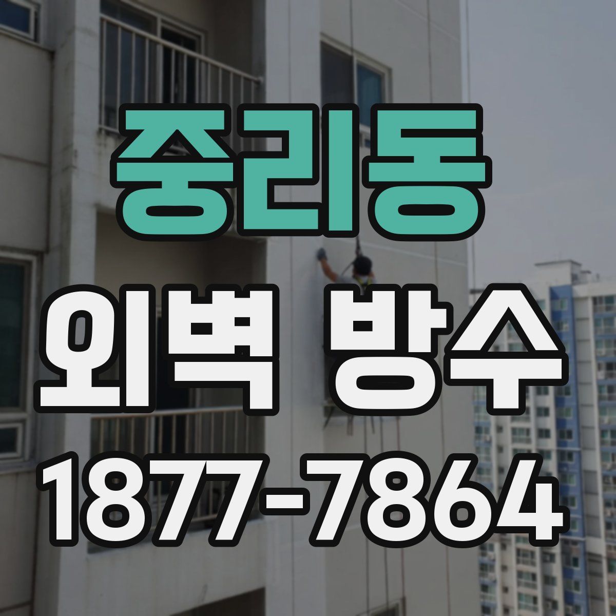 중리동 외벽 방수