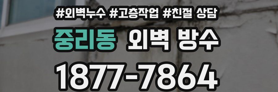 중리동 외벽 방수