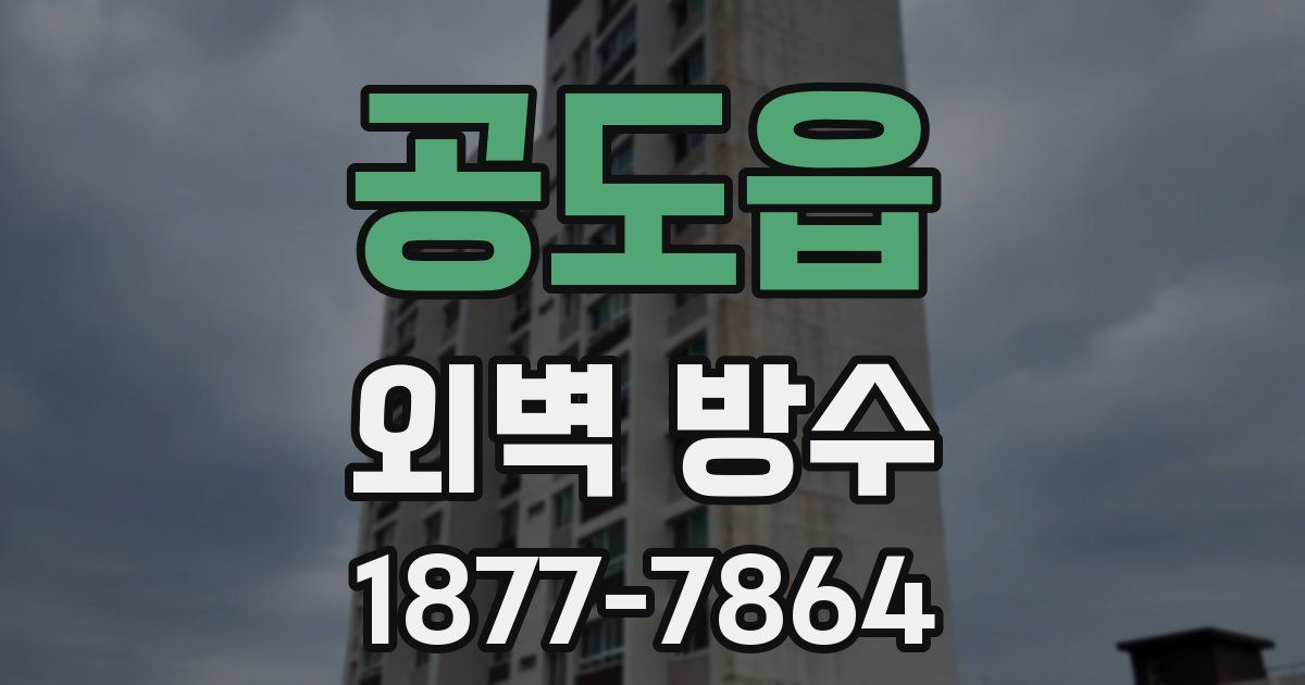 공도읍 외벽 방수