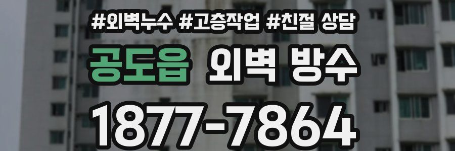 공도읍 외벽 방수
