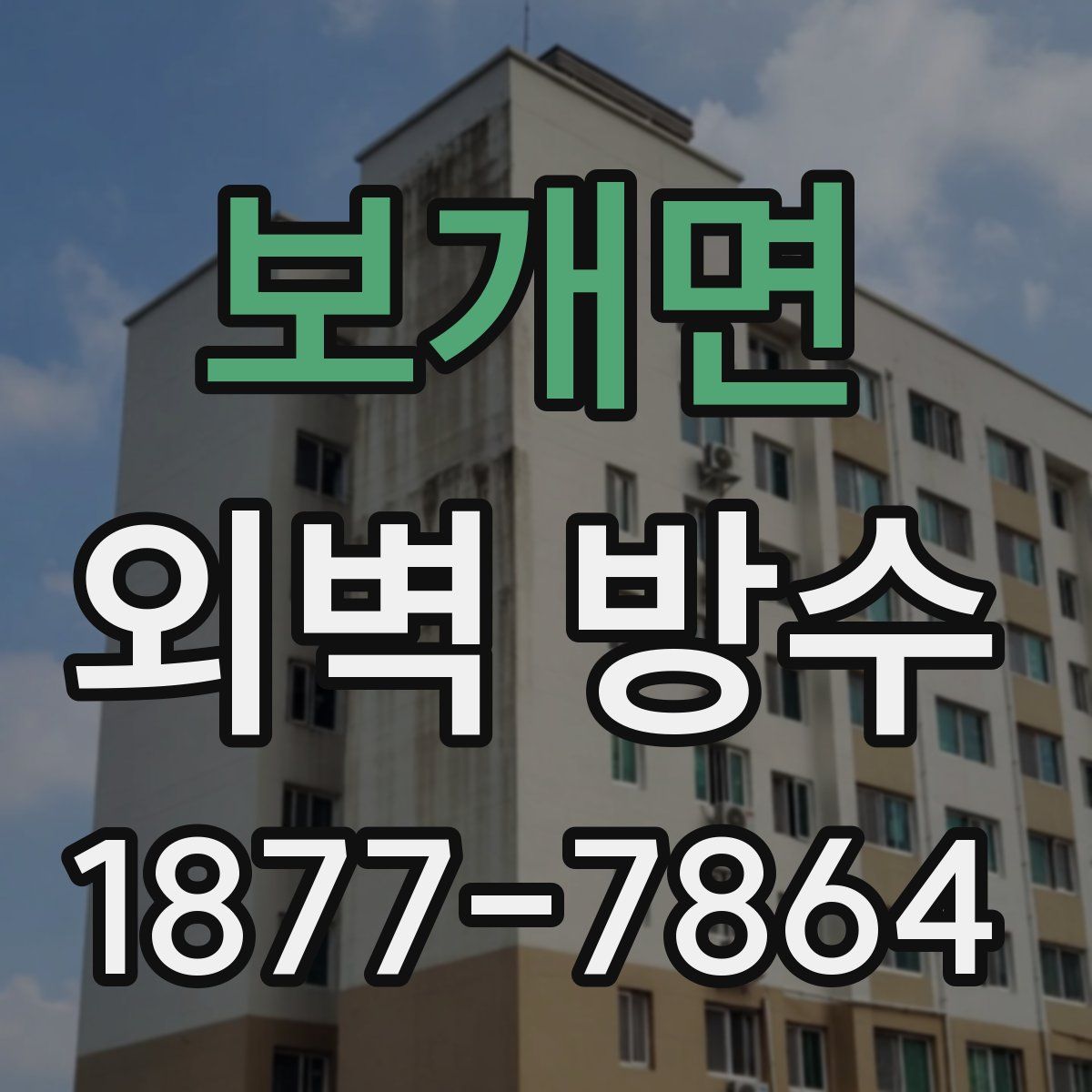 보개면 외벽 방수
