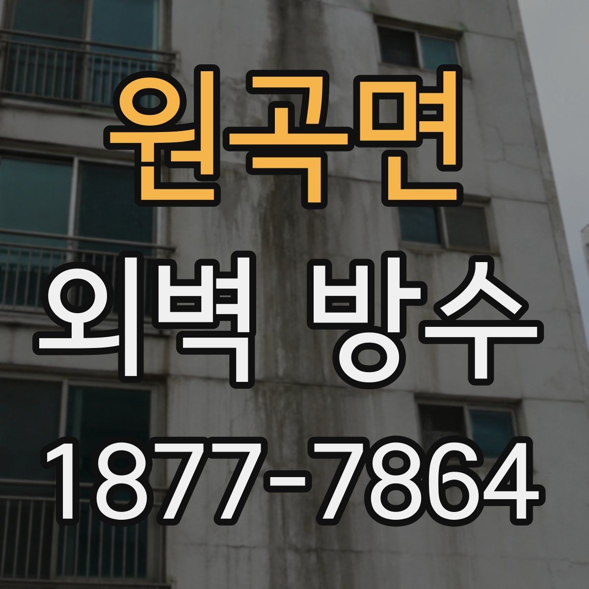 원곡면 외벽 방수