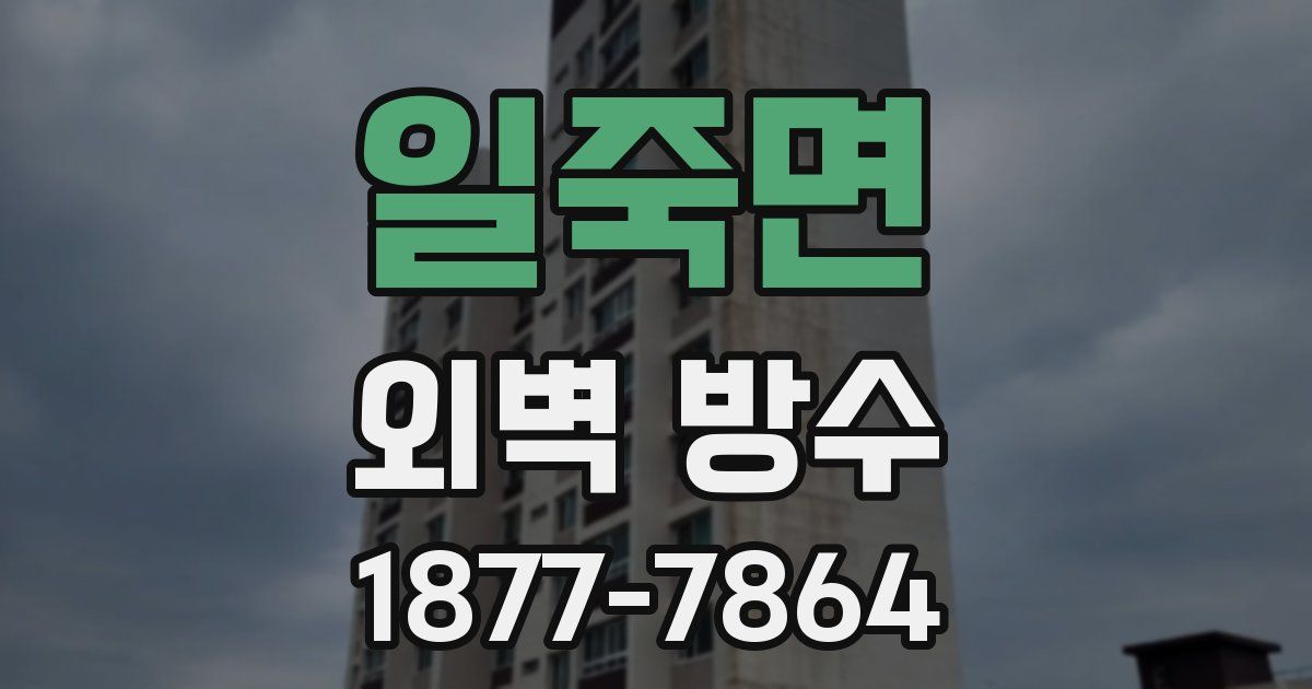 일죽면 외벽 방수