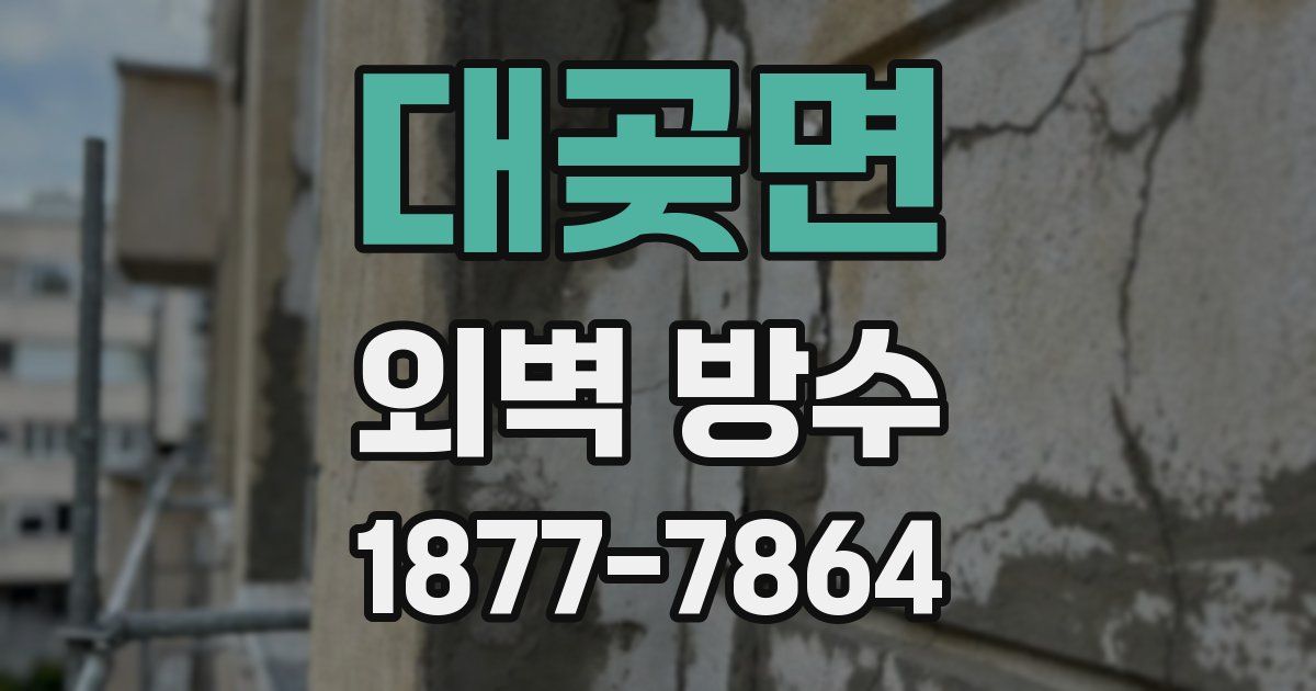 대곶면 외벽 방수