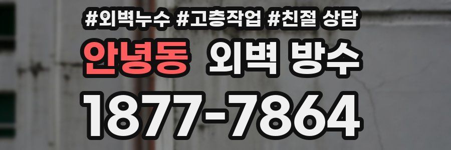 안녕동 외벽 방수