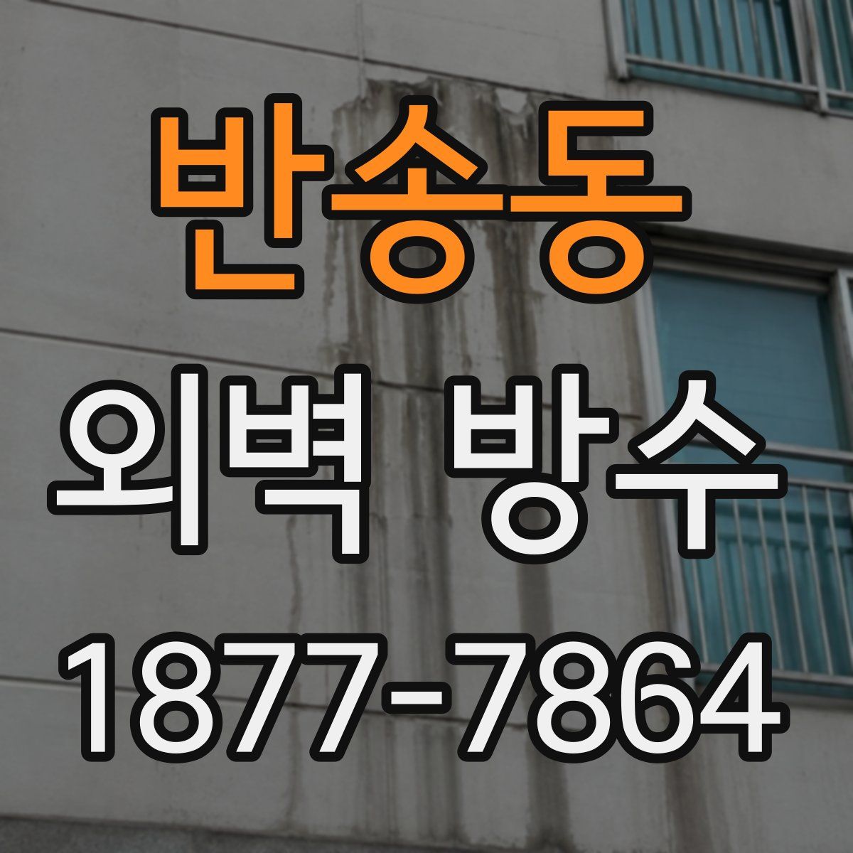 반송동 외벽 방수