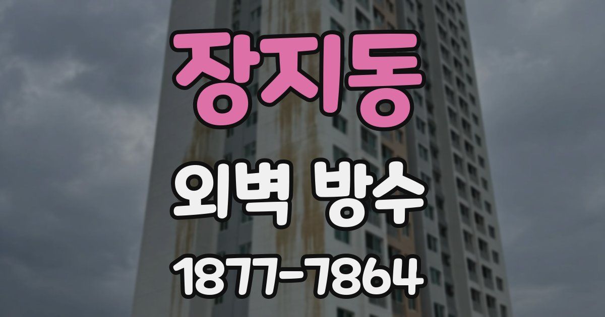 장지동 외벽 방수